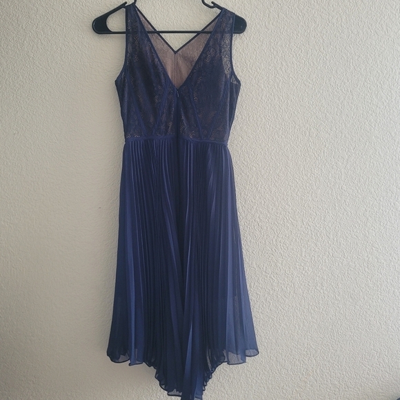 BCBG Paris NWT size 0 Lily Blue Night Dress - Picture 6 of 9